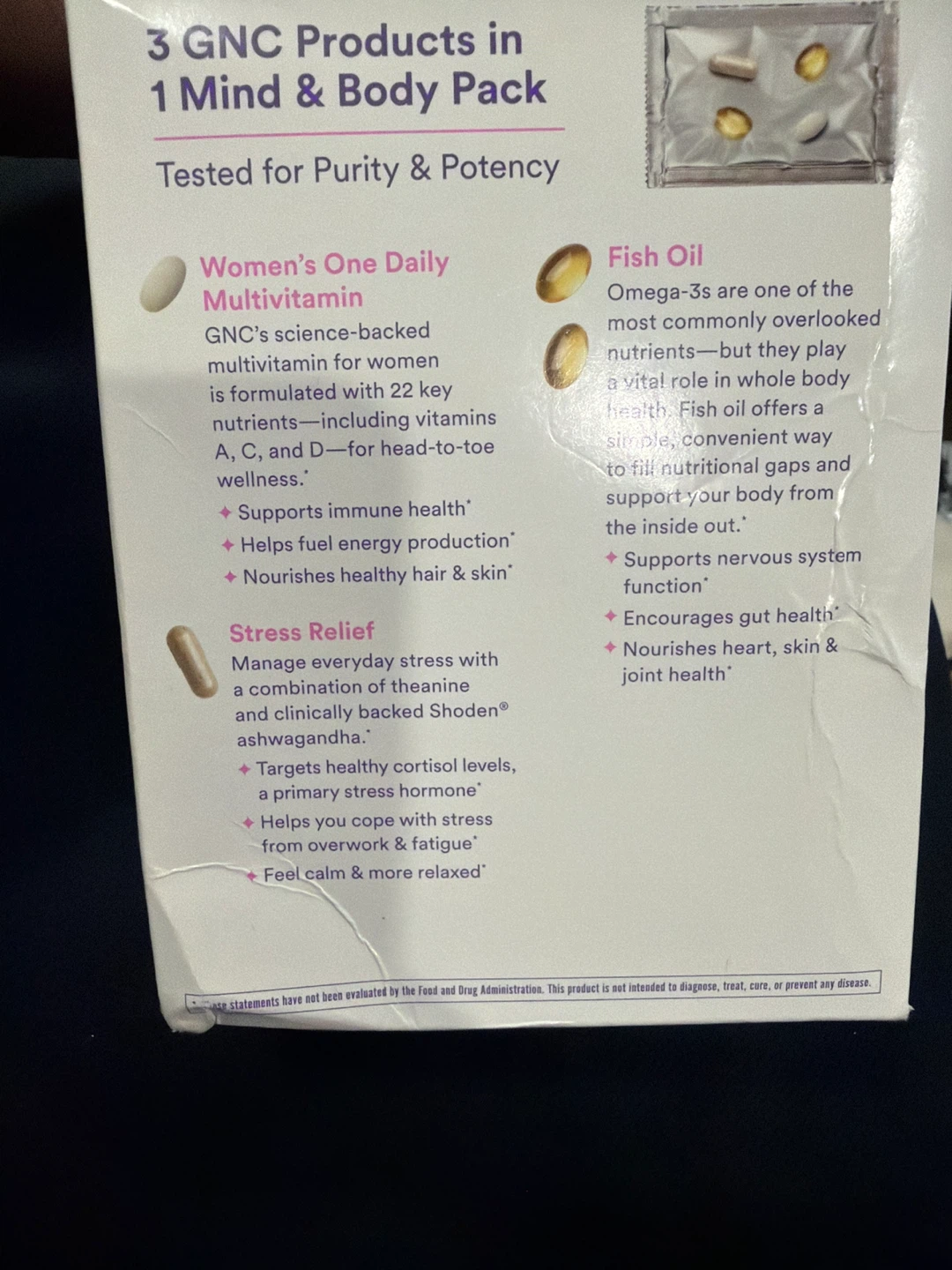 GNC Women's Stress Relief Vitapak Program - 30 Day Supply - photo 2