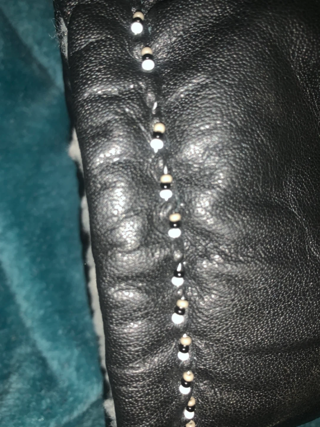 Handmade Black Beaded Moccasin Boots - photo 4