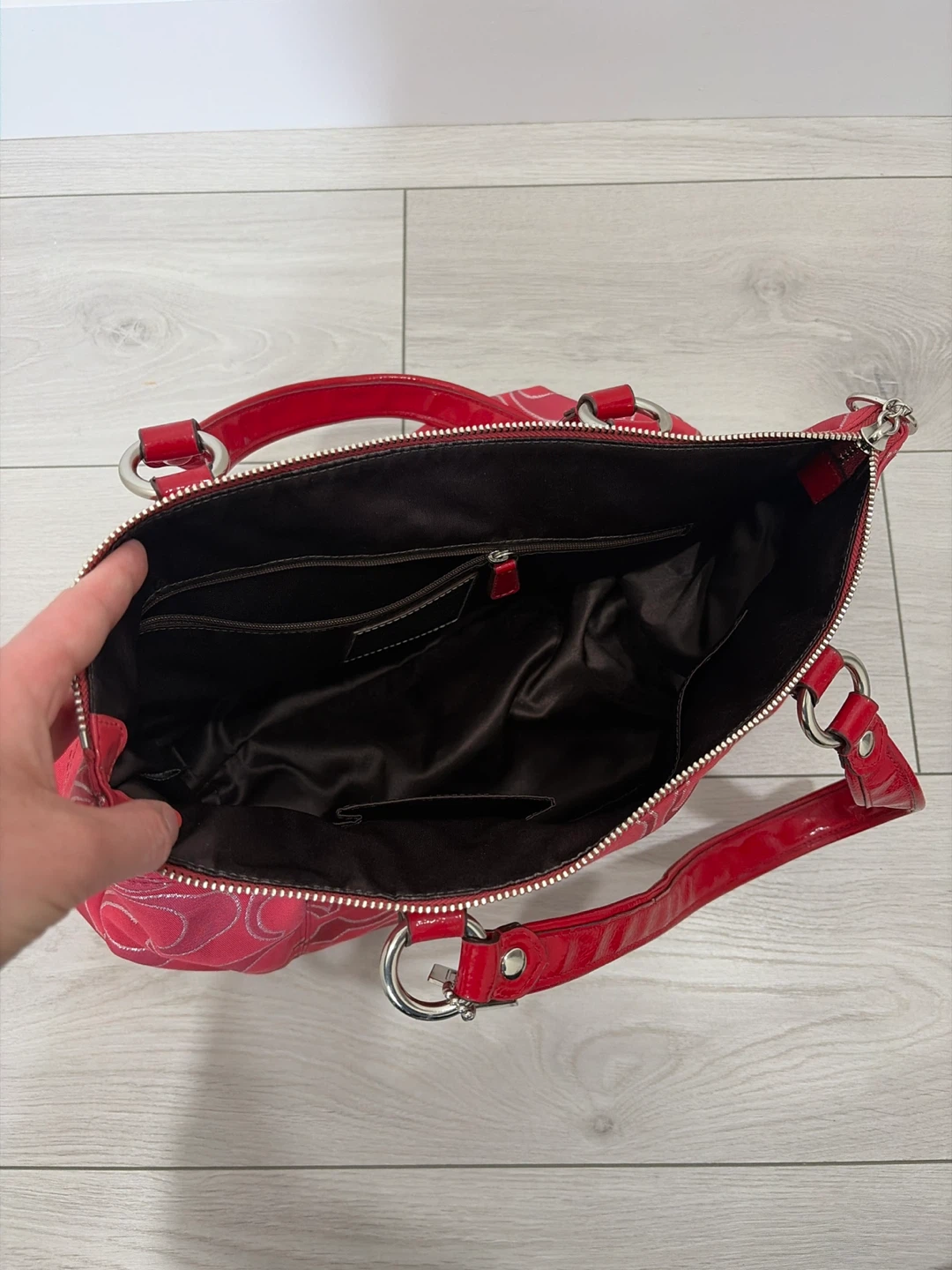 Coach Red Tote Bag - photo 3