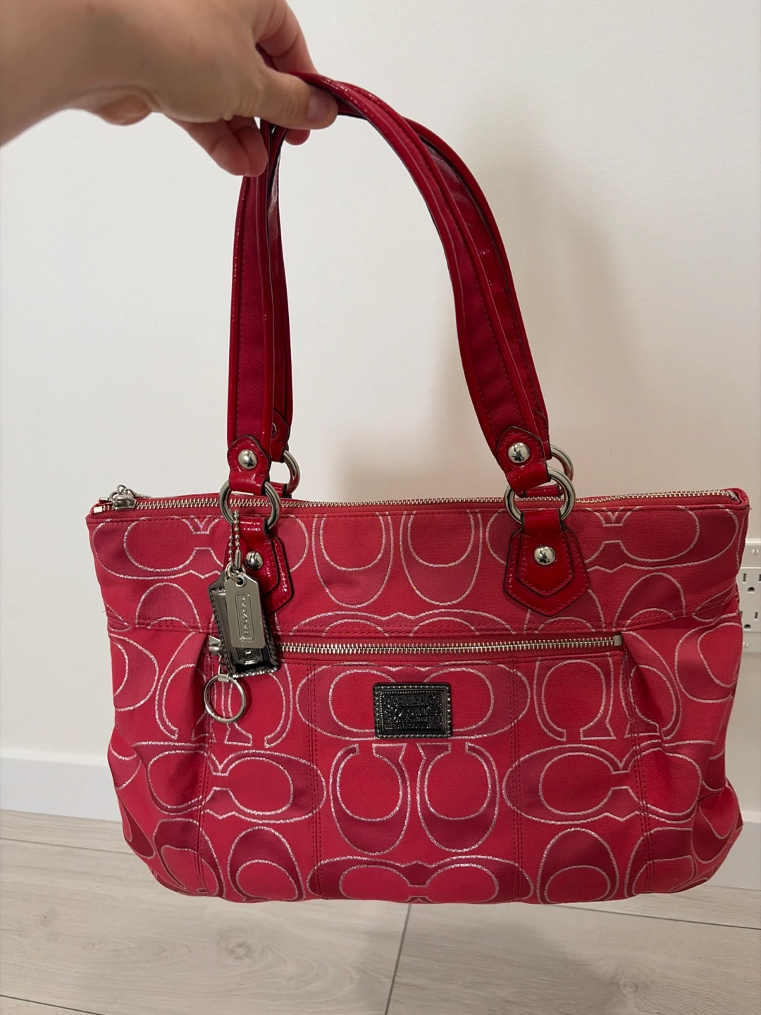 Coach Red Tote Bag - photo 2