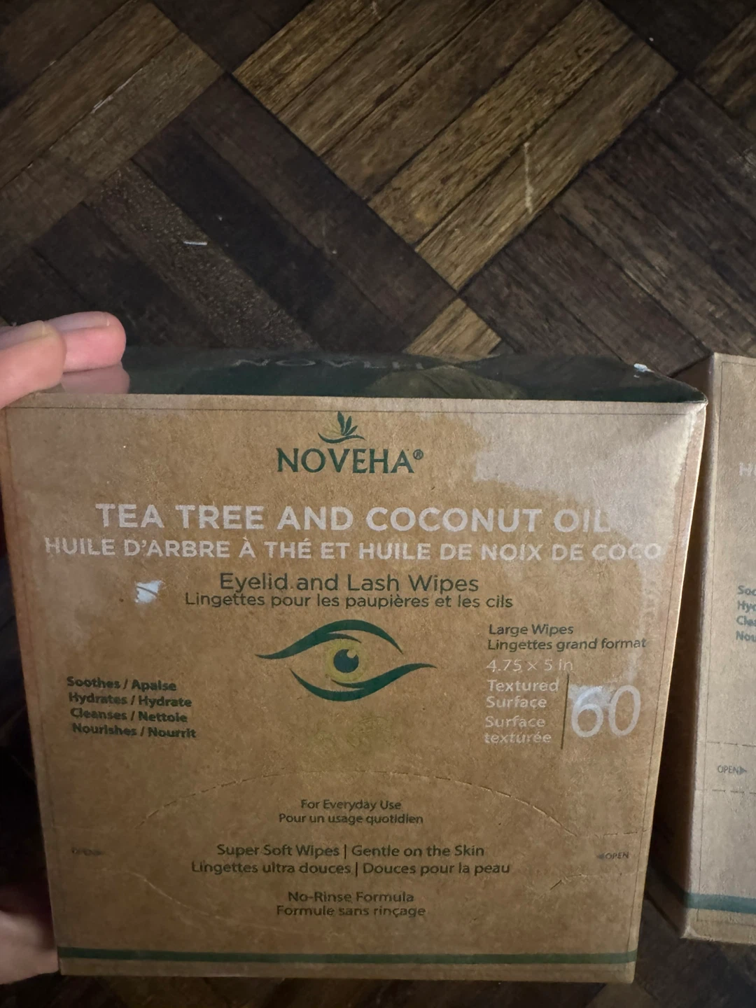 3 Boxes NOVEHA Eyelid Lash Wipes 180  Total Better Than Retail. - photo 2