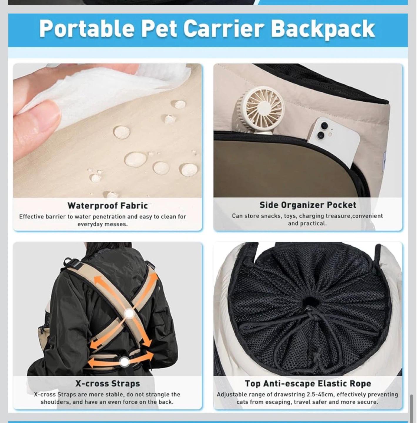 HIDREAM Portable Pet Carrier Backpack - photo 5