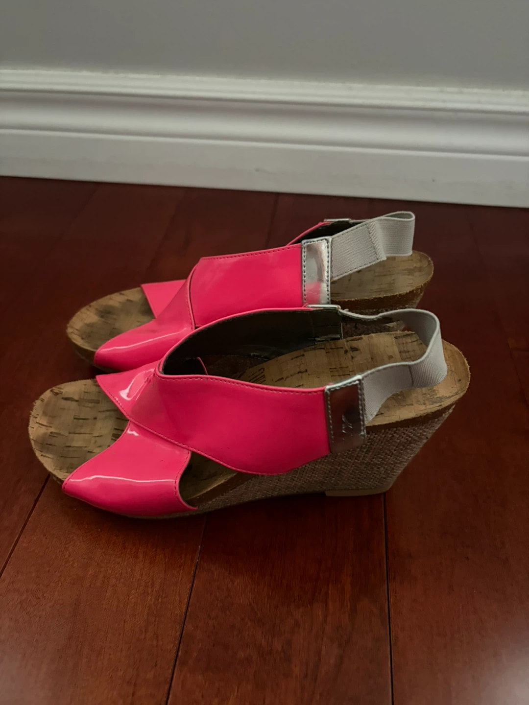 Women's Pink Wedge Sandals