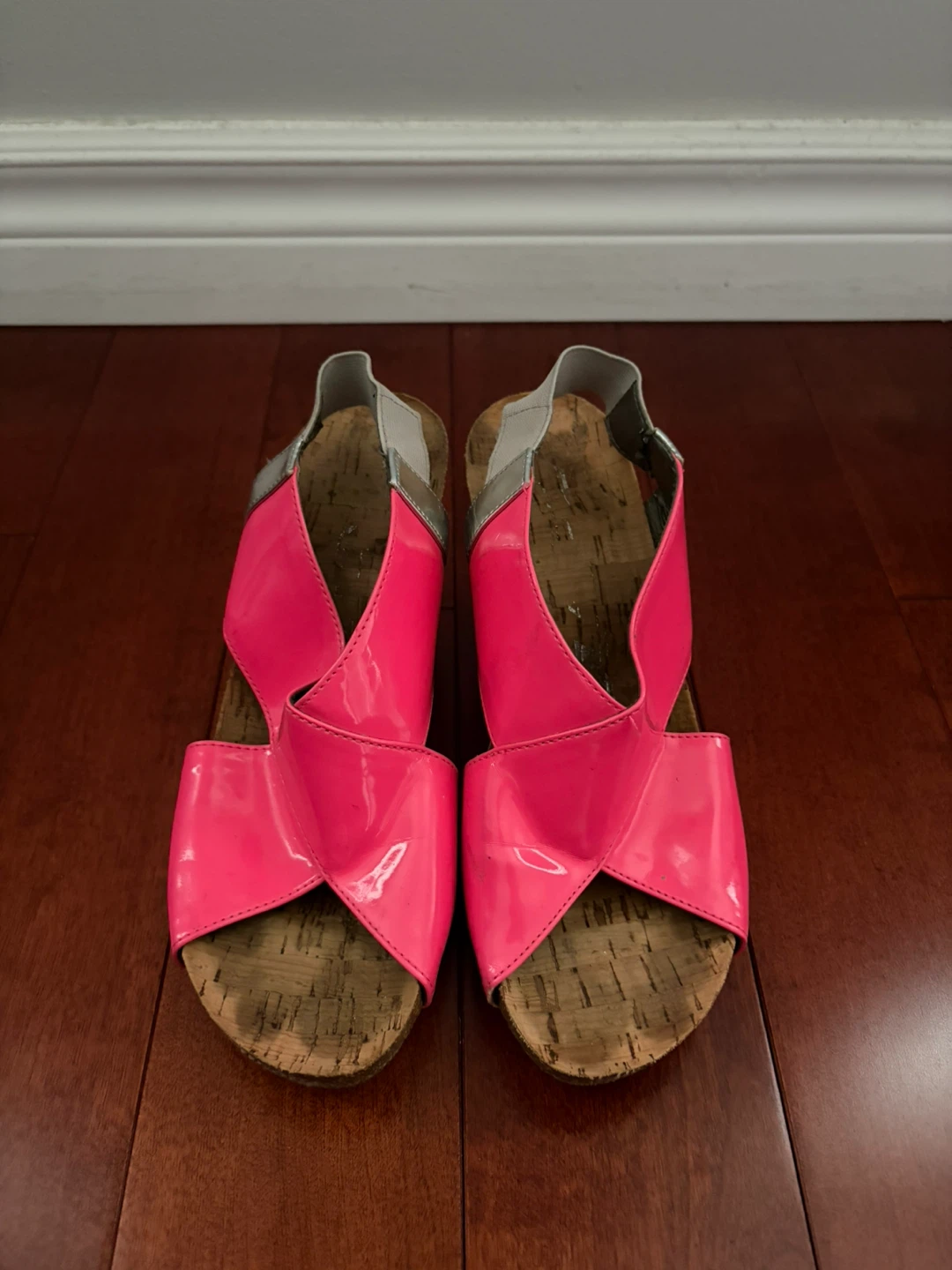 Women's Pink Wedge Sandals - photo 2