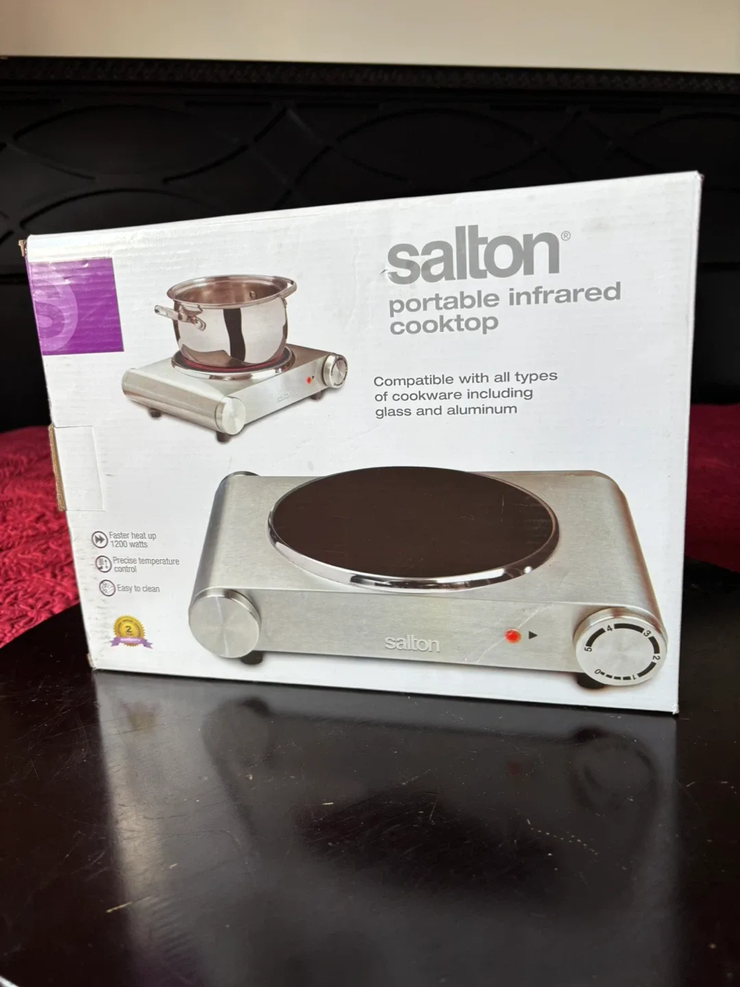 Salton Portable Infrared Cooktop