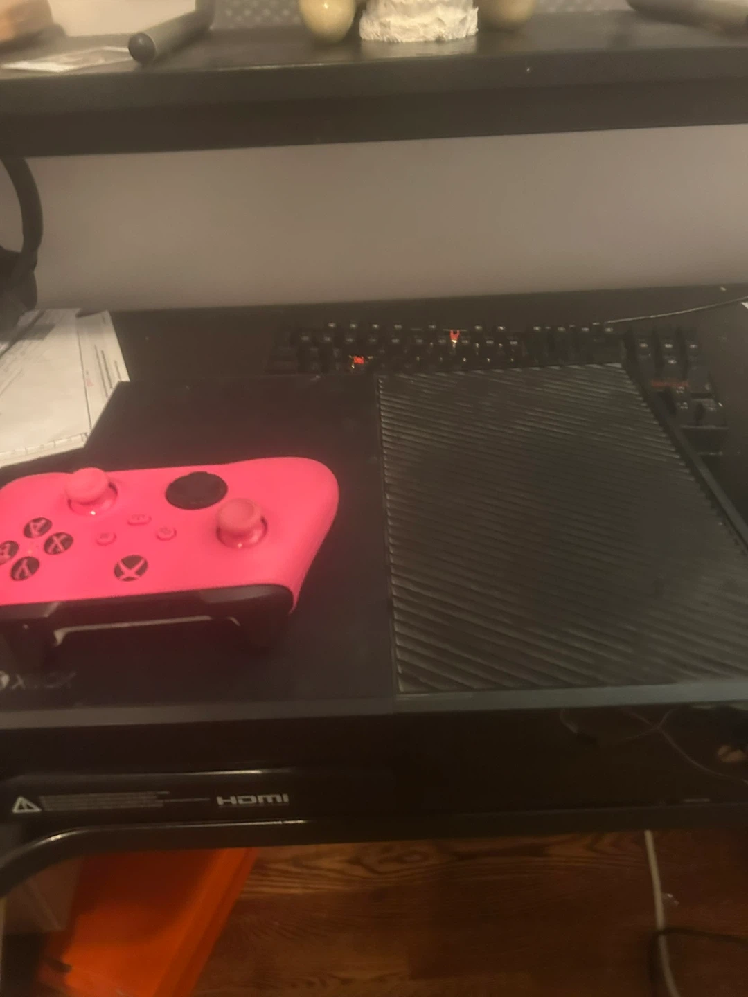 Xbox One Console with Pink Controller