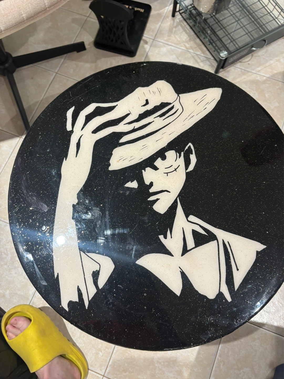 One Piece Luffy Round Side Table