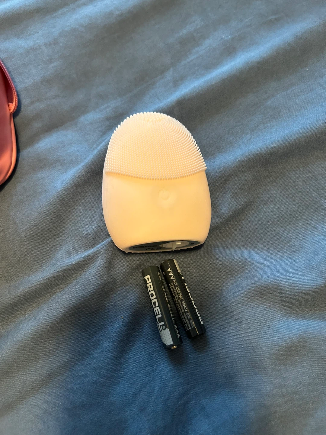 Facial Cleansing Brush Set with Pink Cosmetic Bag - photo 3