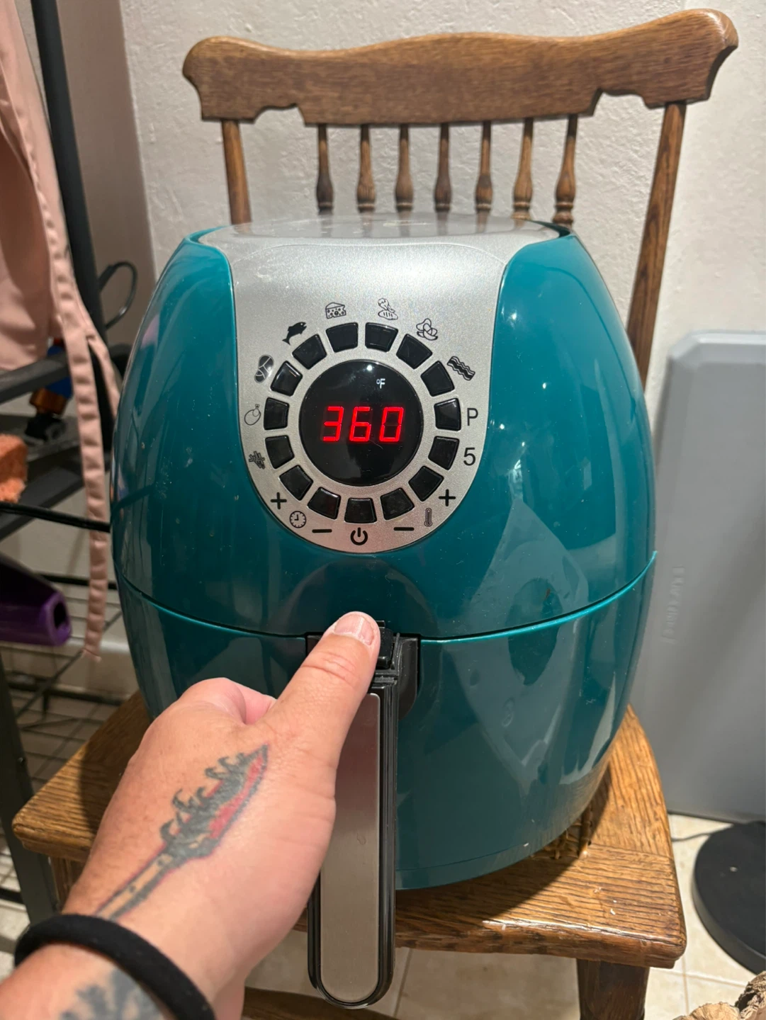 Teal Air Fryer - photo 2