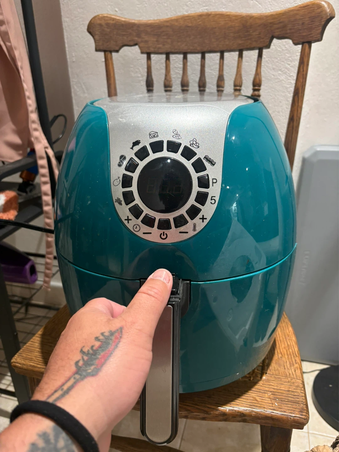 Teal Air Fryer - photo 3