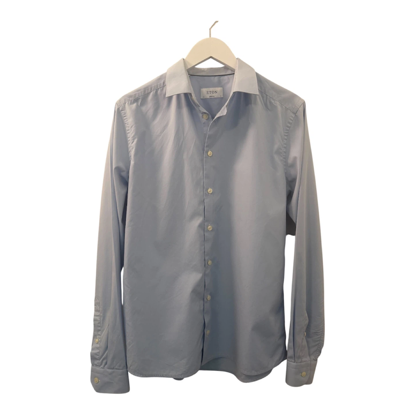 Eton Light Blue Super Slim Fit Dress Shirt - photo 2