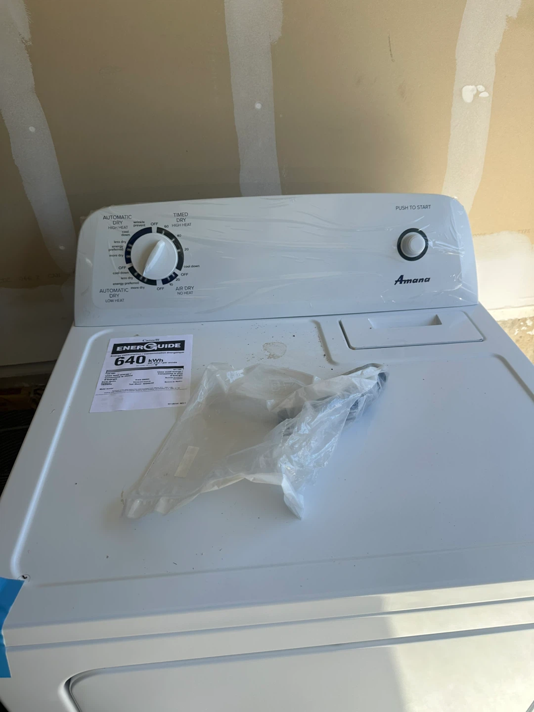 Amana White Electric Dryer - photo 5