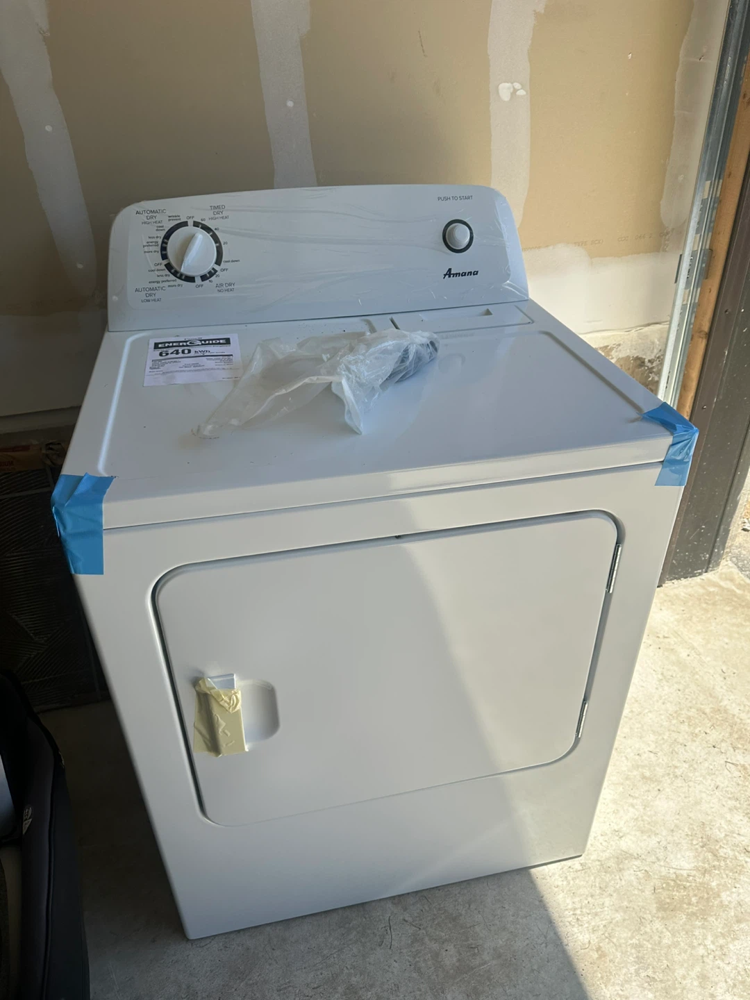 Amana White Electric Dryer - photo 2