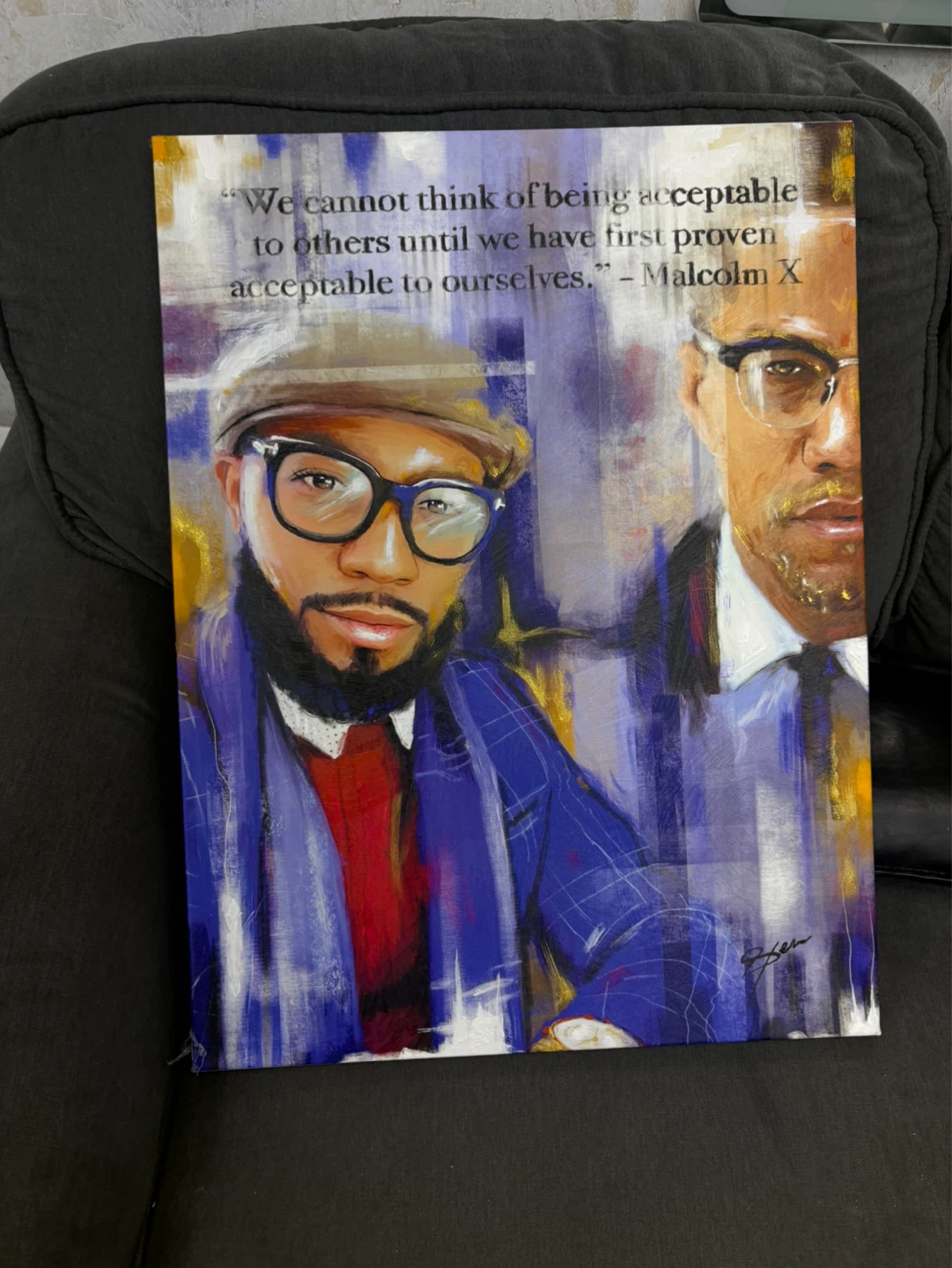 Malcolm X Quote Art Print