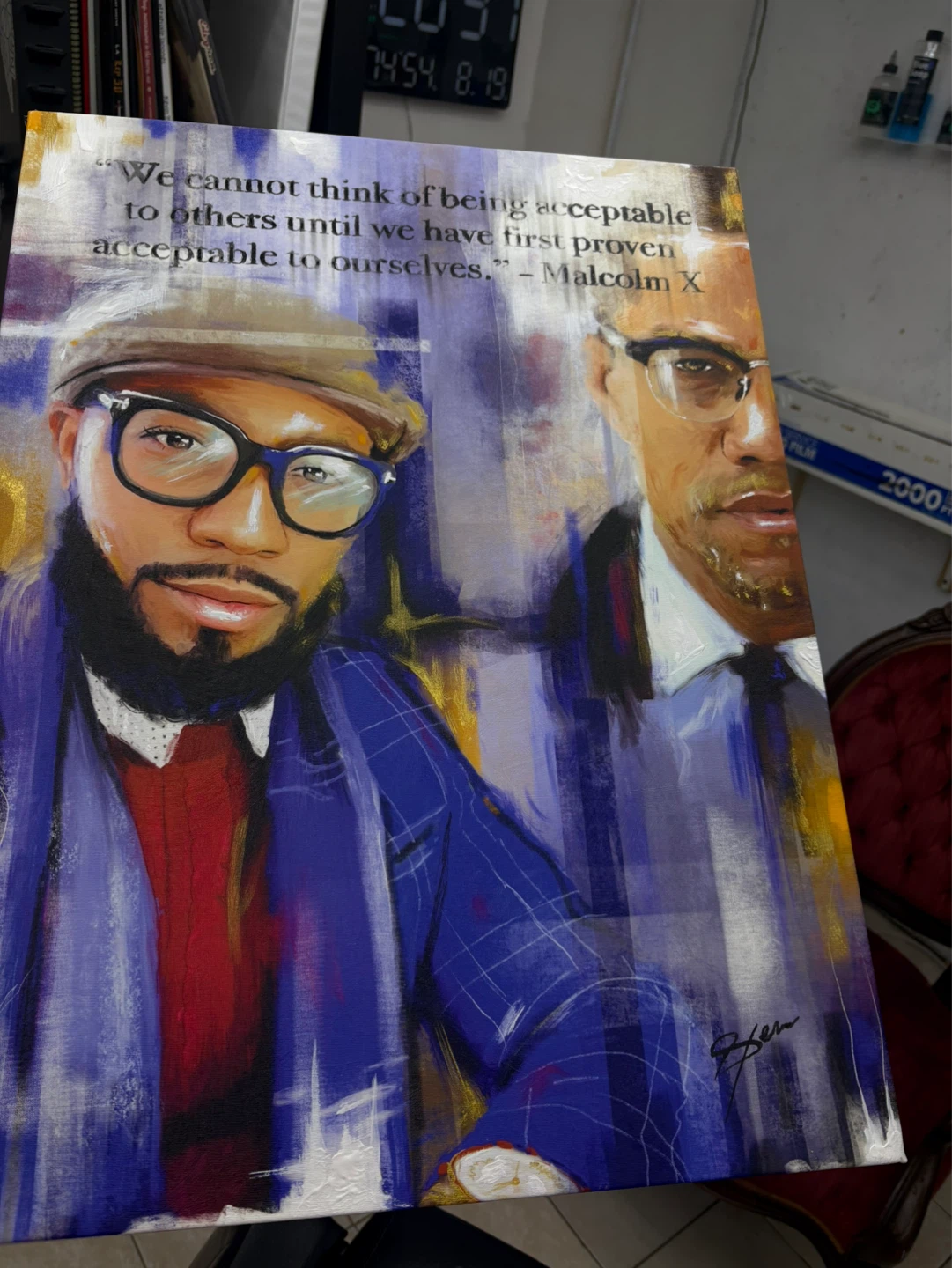 Malcolm X Quote Art Print - photo 5