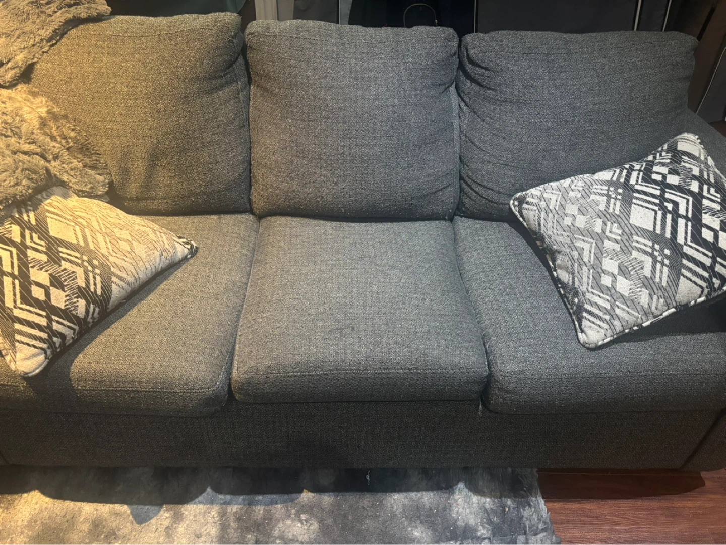 Grey Sofa & love seat - photo 2