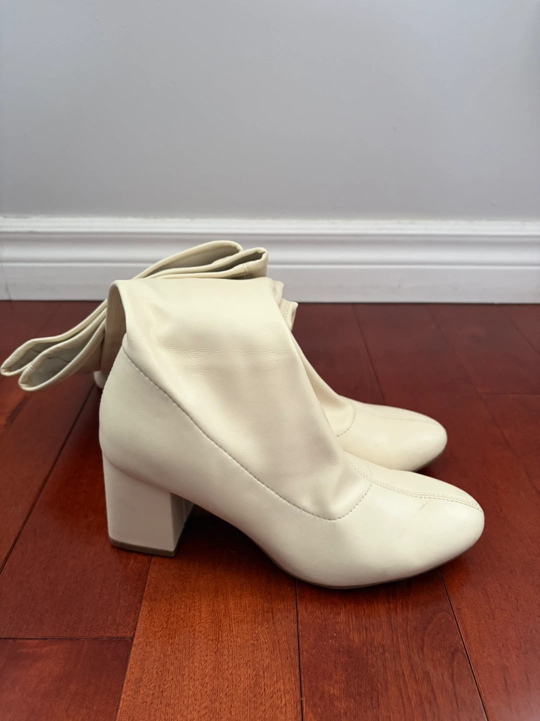 Brigitte Cream Over-the-Knee Boots - photo 2