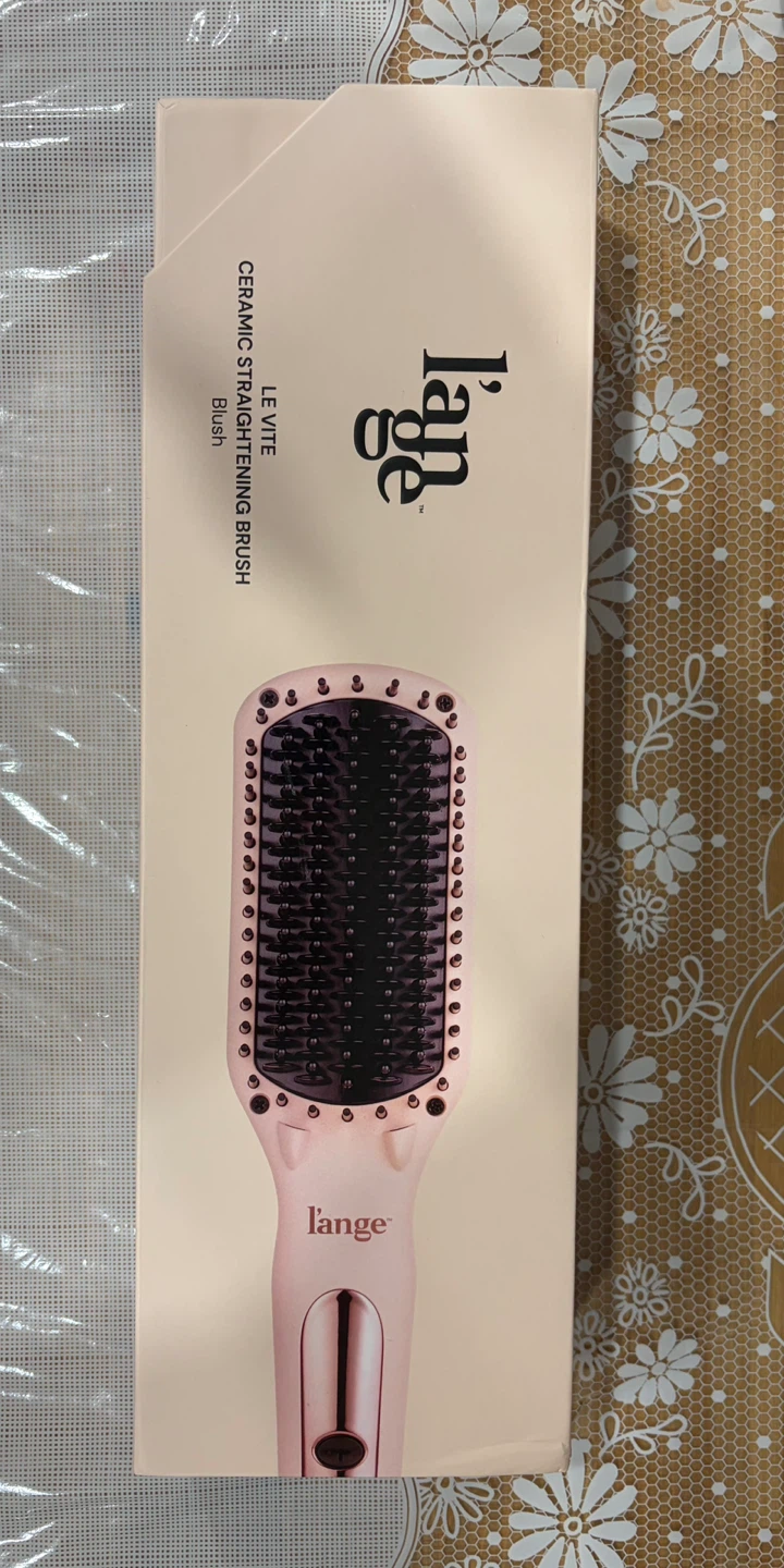 L'ange Le Vite Ceramic Straightening Brush - Blush - photo 2