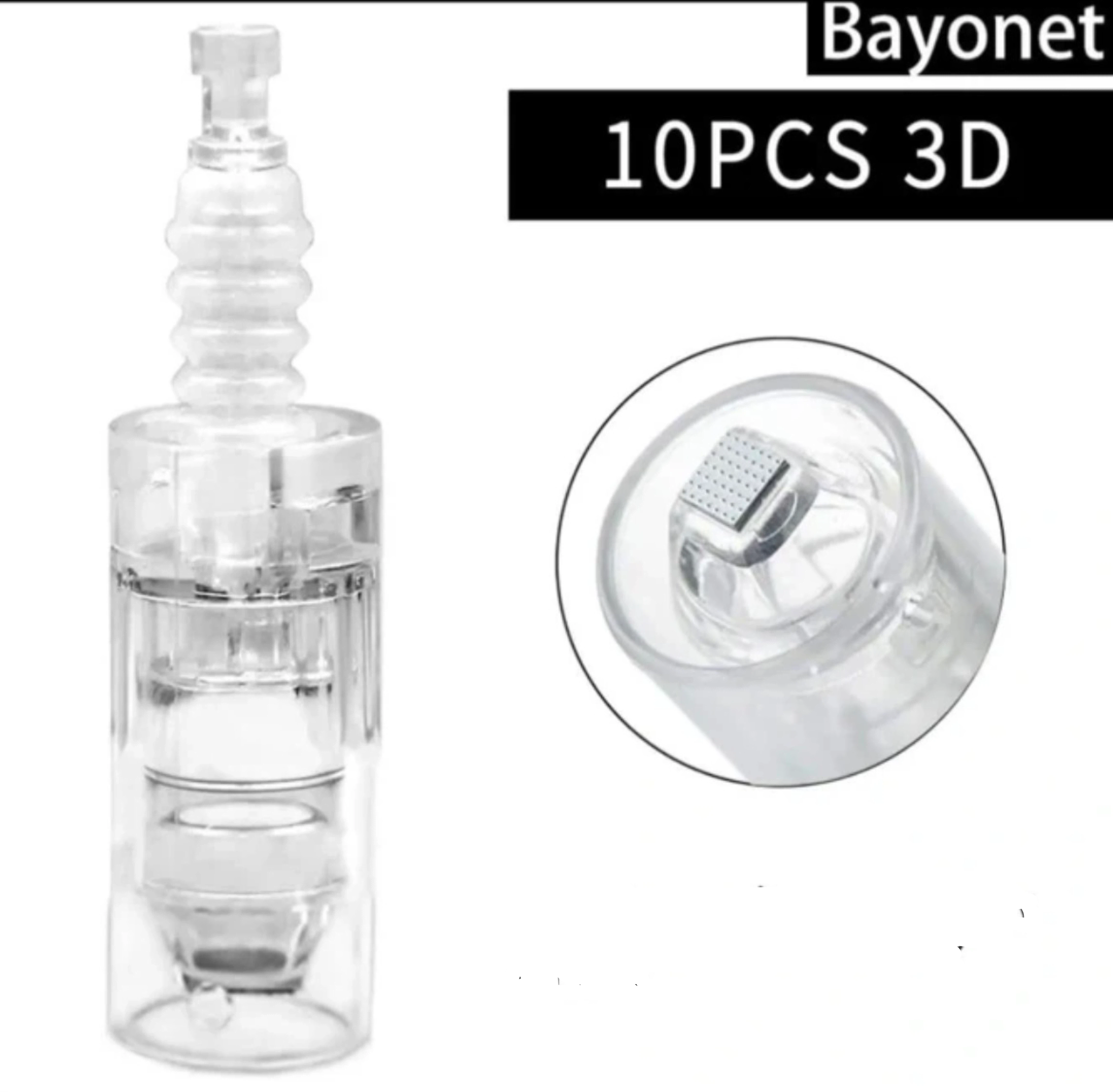 10PCS 3D Bayonet Micro Needles Nano