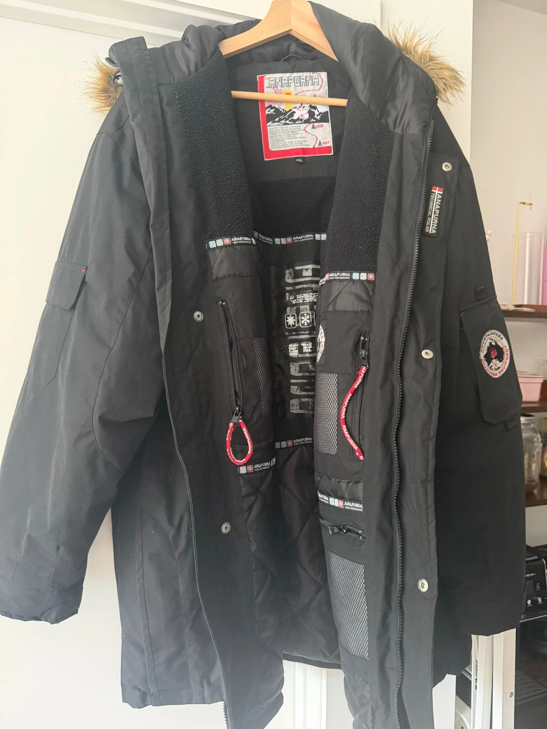 Annapurna High Performance Black Parka Jacket