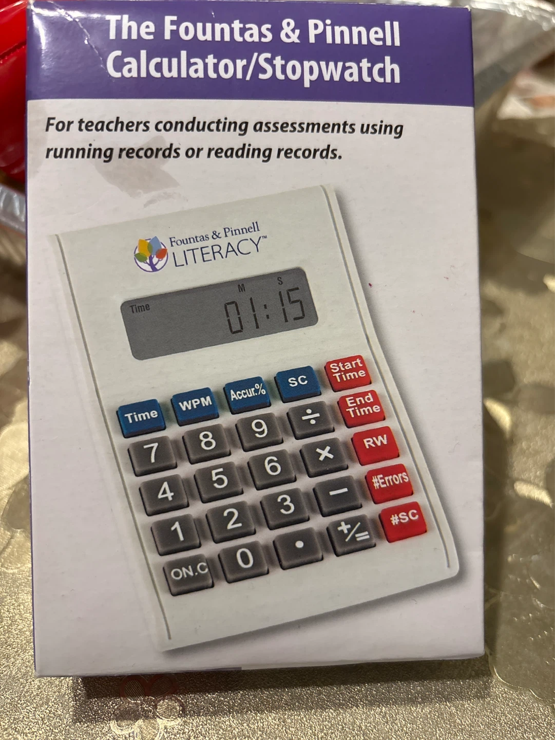Fountas & Pinnell Calculator/Stopwatch