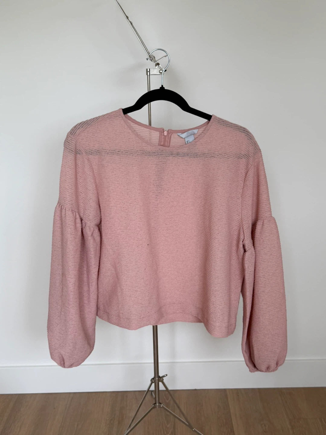 H&M Puff Sleeved Pink Blouse