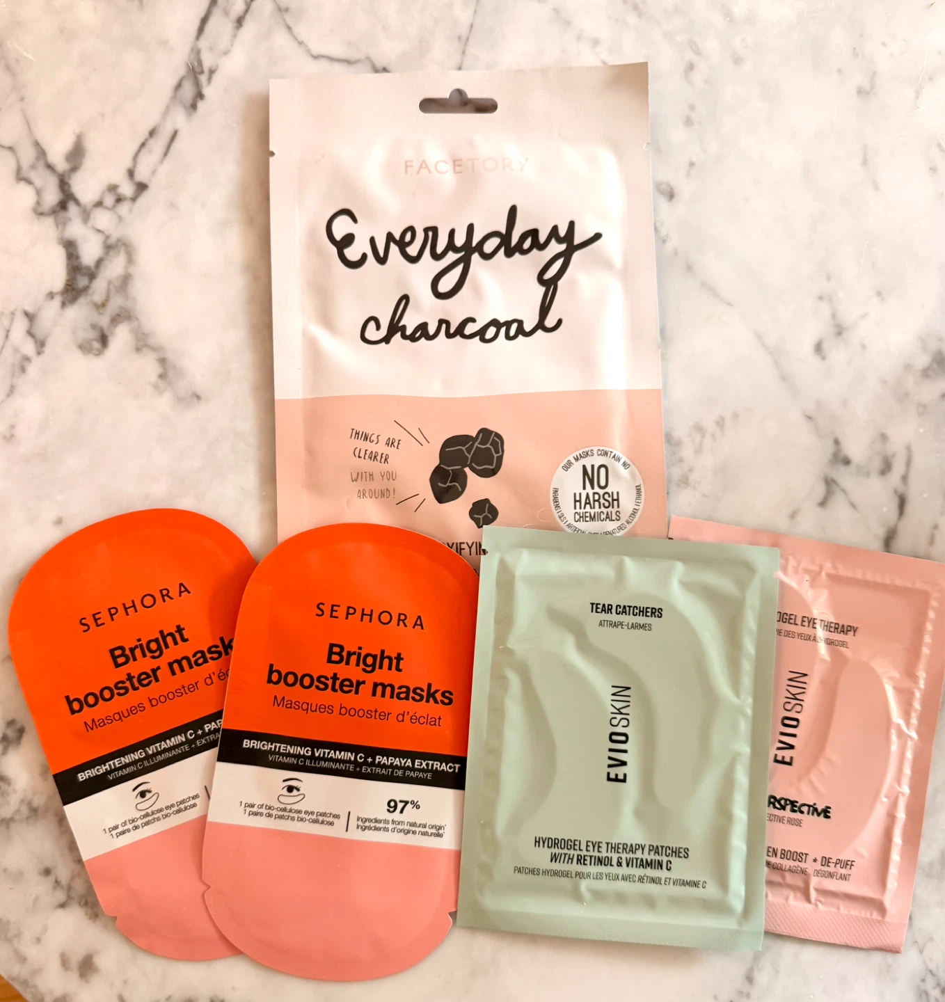 Face and eye mask bundle