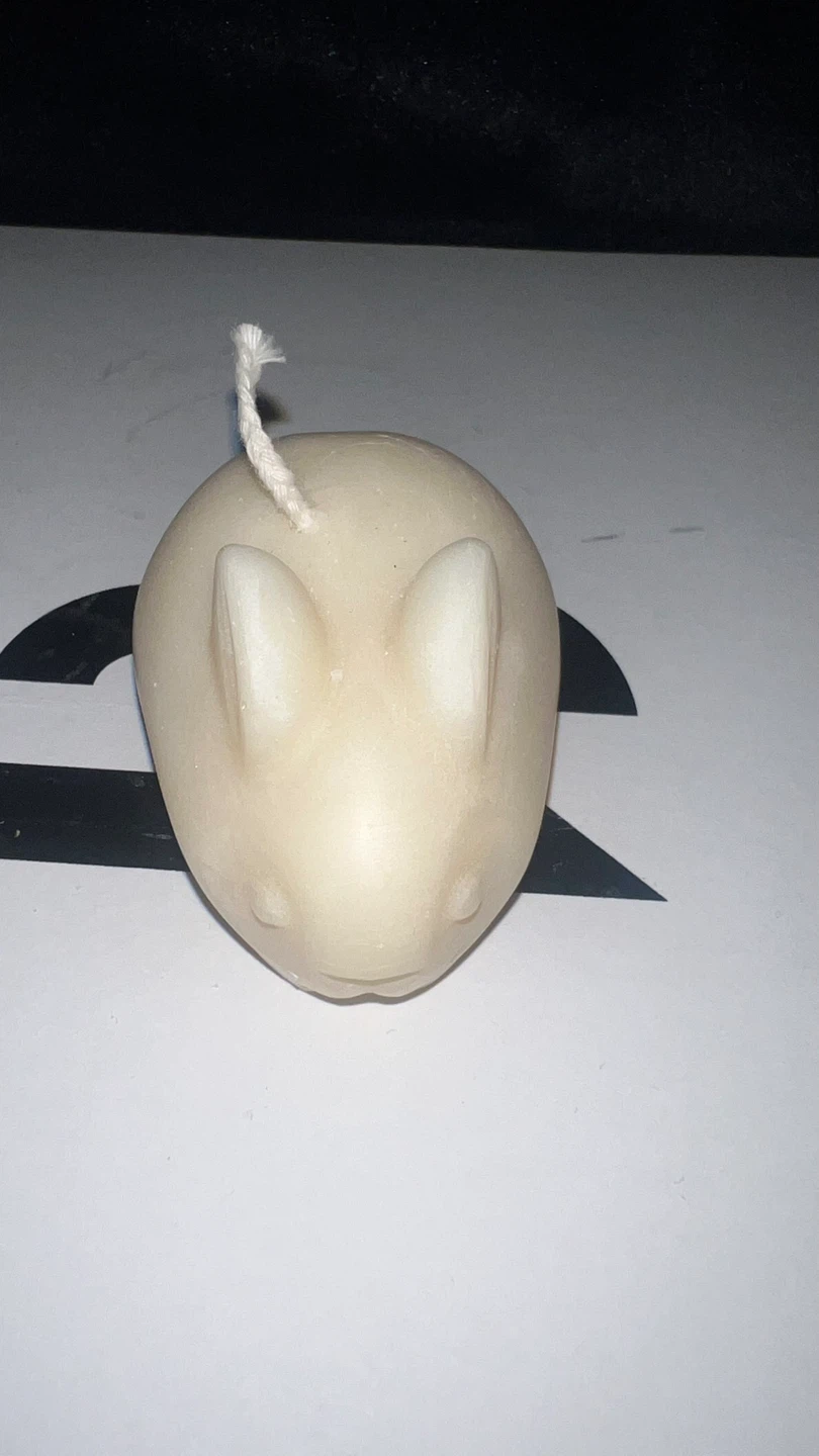 Cream Bunny Candle - photo 2