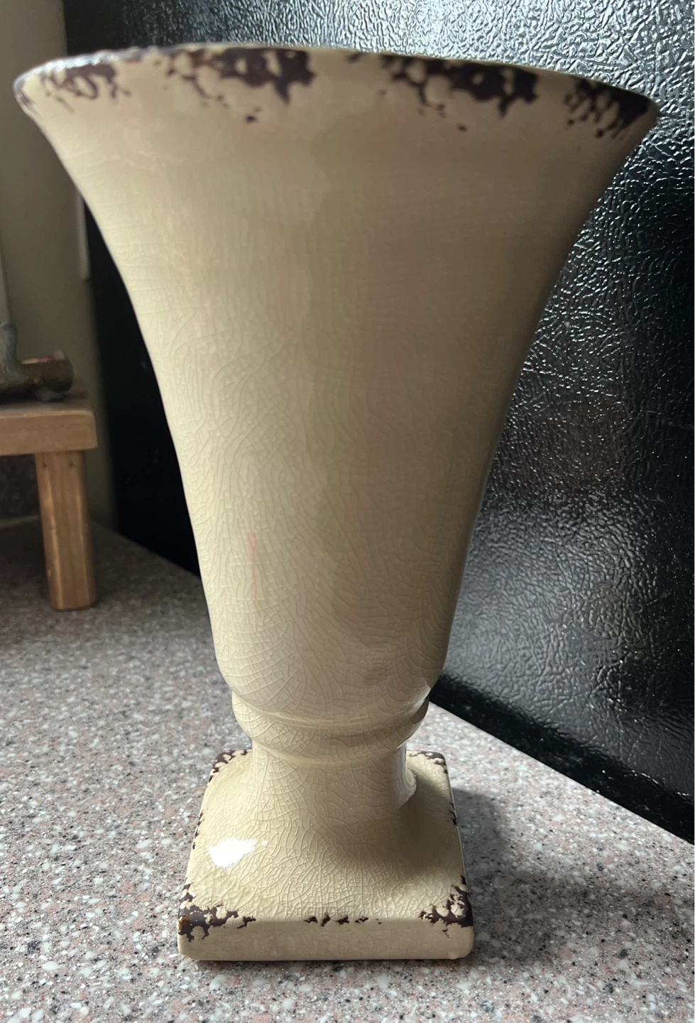 Legacy Ceramic Crackle Glazed Vase ⚽️ - photo 2