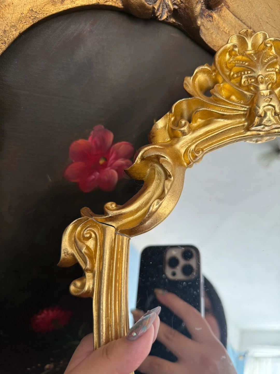 Ornate Gold Mirror - photo 4