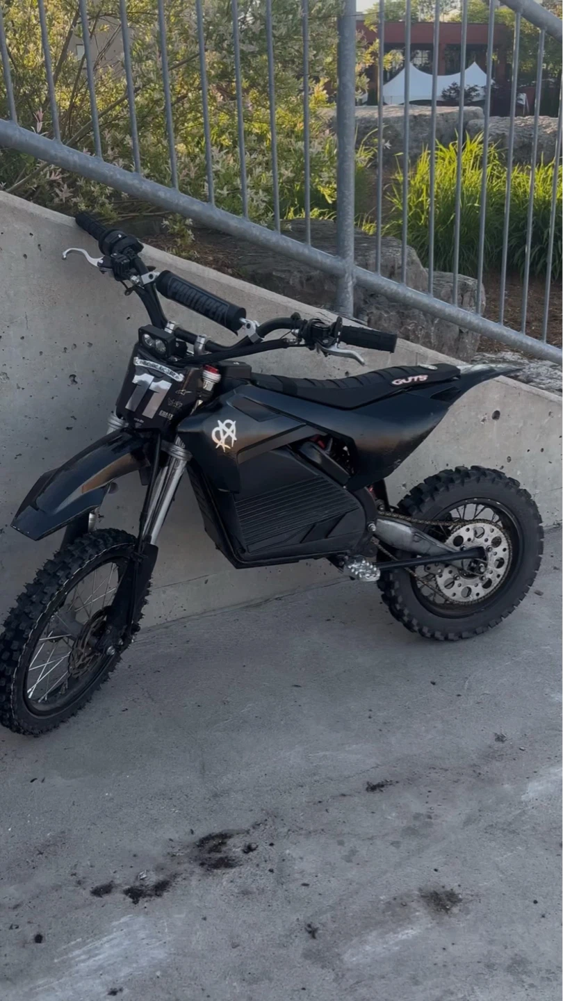 Black Electric Dirt Bike 76v - photo 4