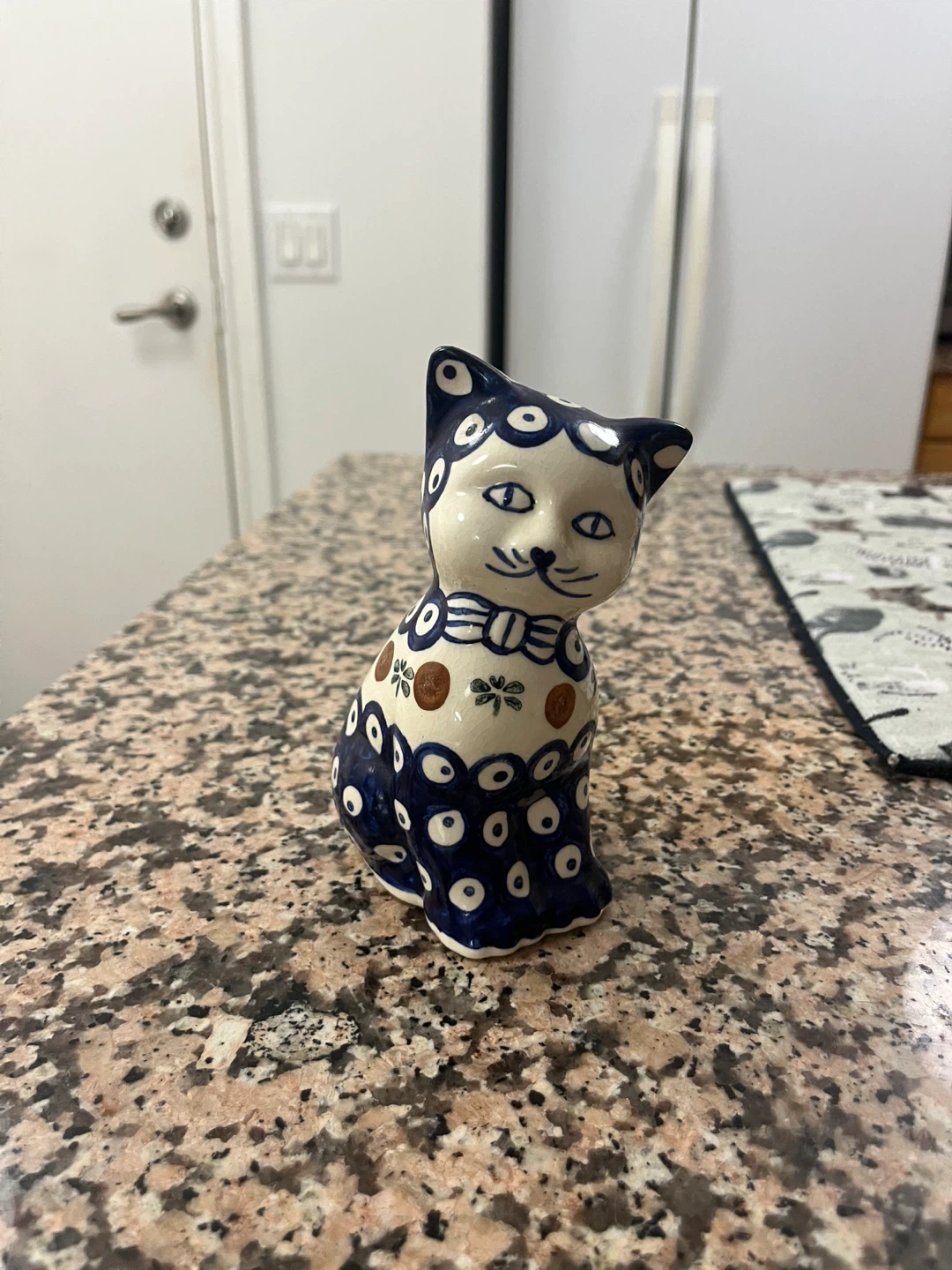 Ceramic Cat Figurine