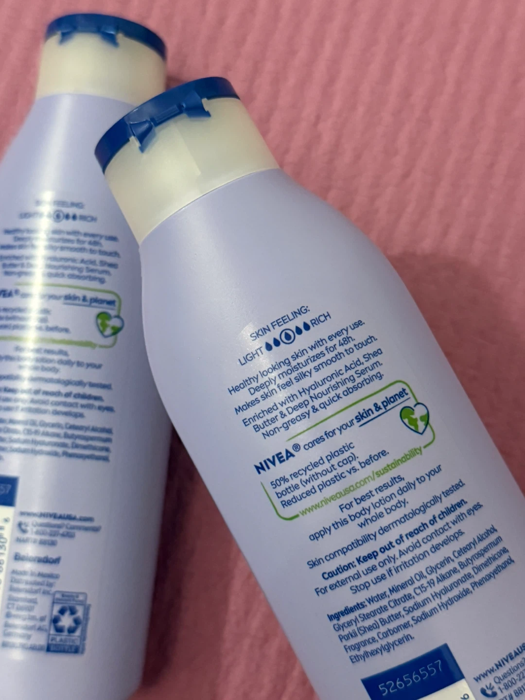 NEW⚽️NIVEA Shea Nourish Body Lotion -(250 mL) - photo 3