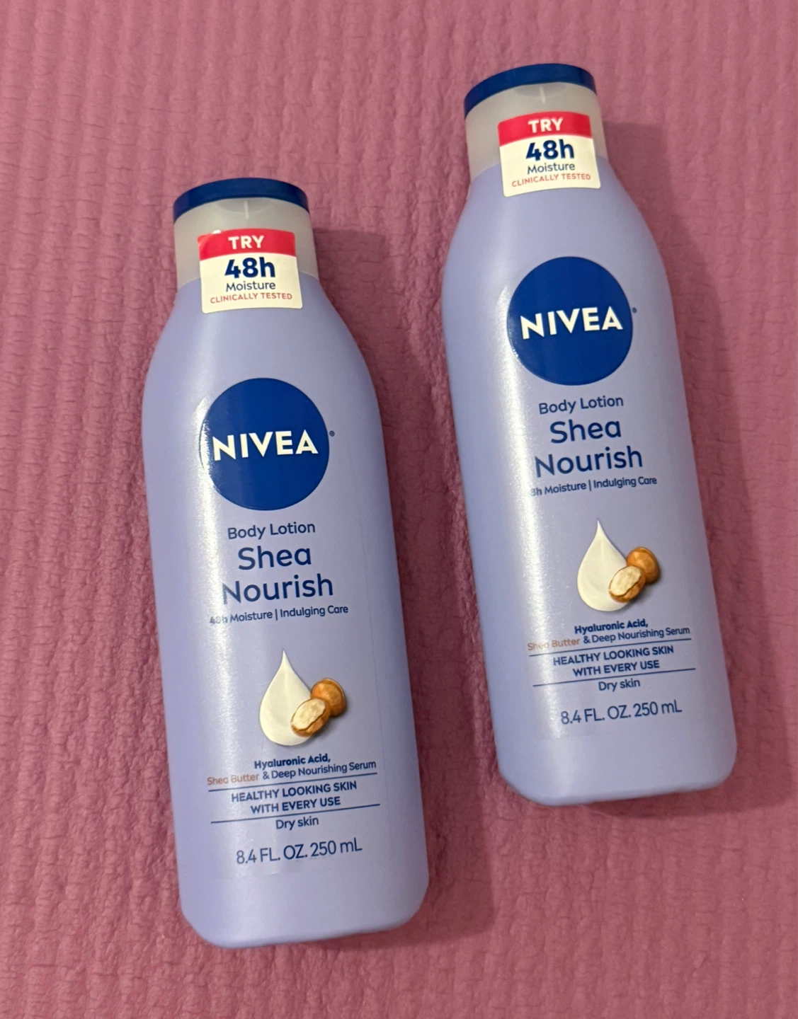 NEW⚽️NIVEA Shea Nourish Body Lotion -(250 mL)