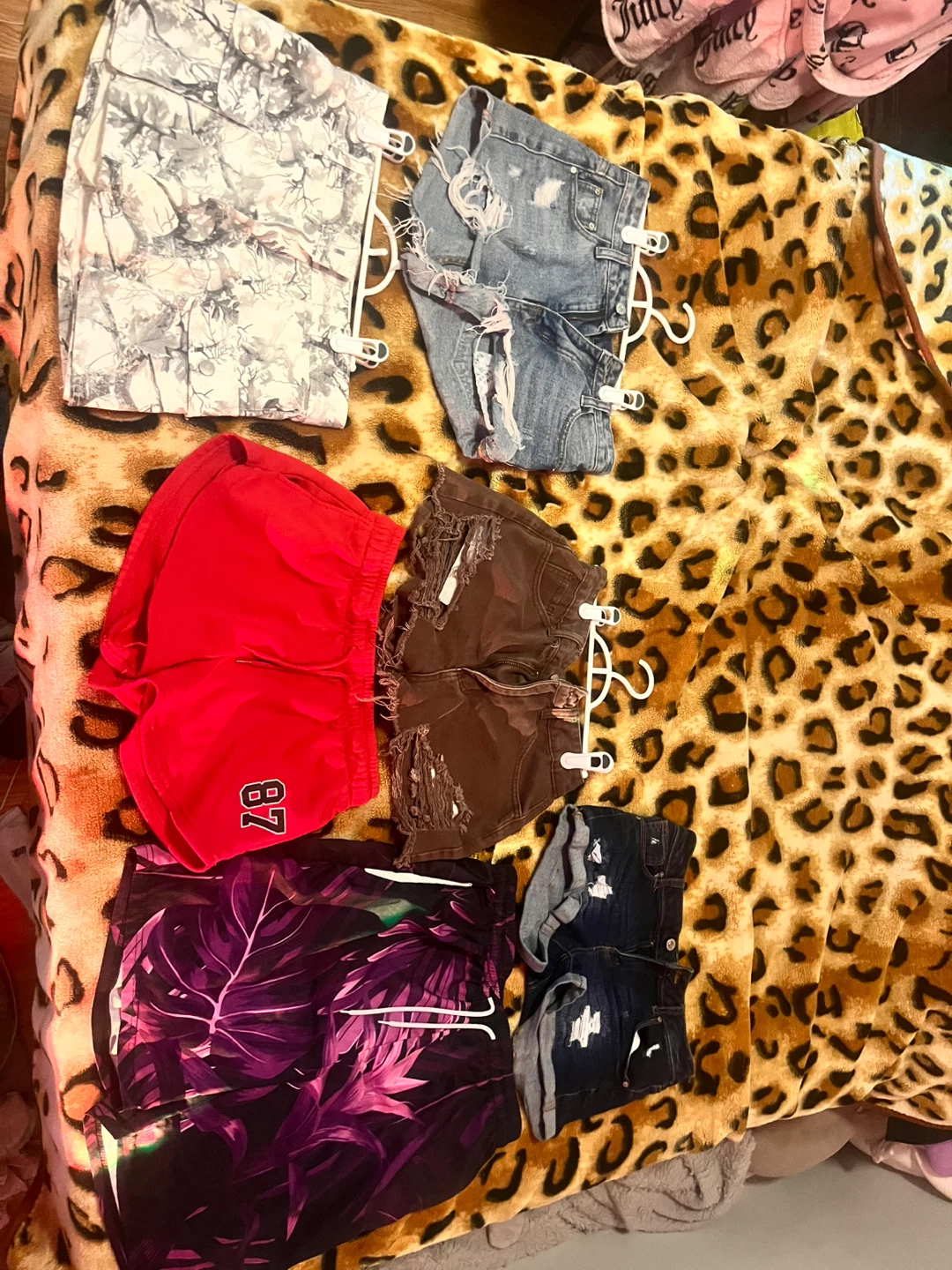 Bundle of 6 Women's Shorts/skirt size medium