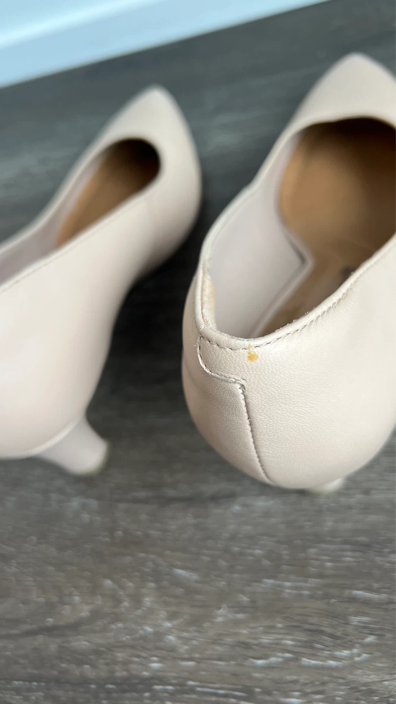 Clarks Collection Women's Light Pink Leather Heels - Size 7.5 - photo 4
