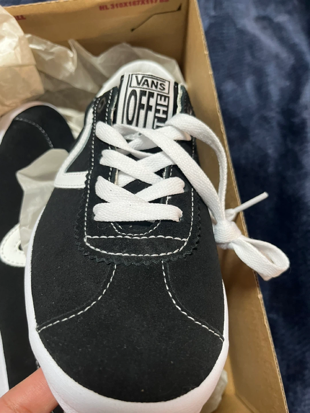 Vans Sport Lo Off The Wall Shoes Black Size 8 - photo 2