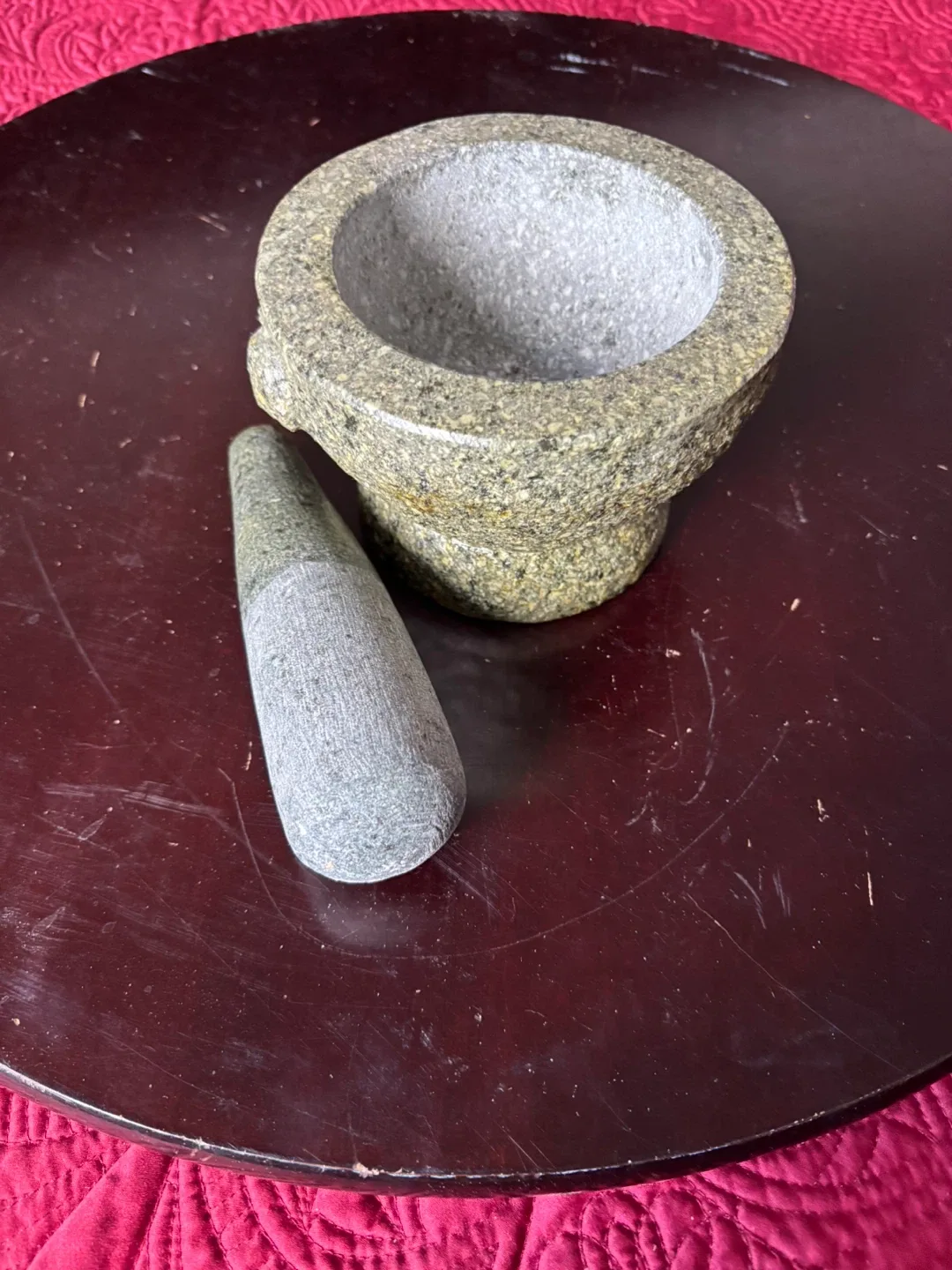 Stone Mortar and Pestle Set