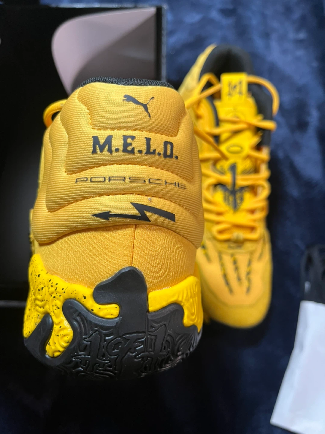 Puma MB.01 Porsche Turbo Yellow Basketball Shoes US 12 - photo 4