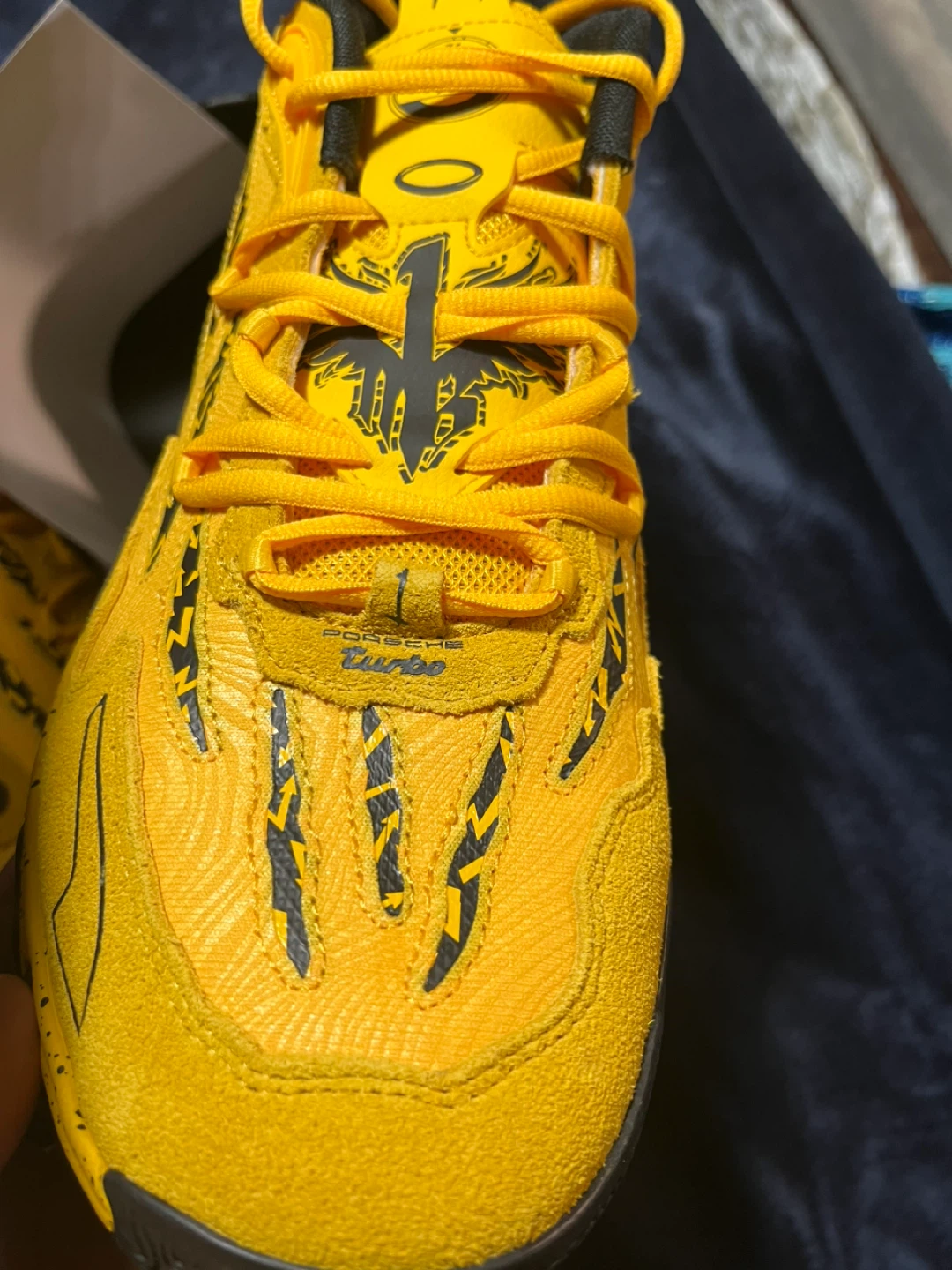Puma MB.01 Porsche Turbo Yellow Basketball Shoes US 12 - photo 2