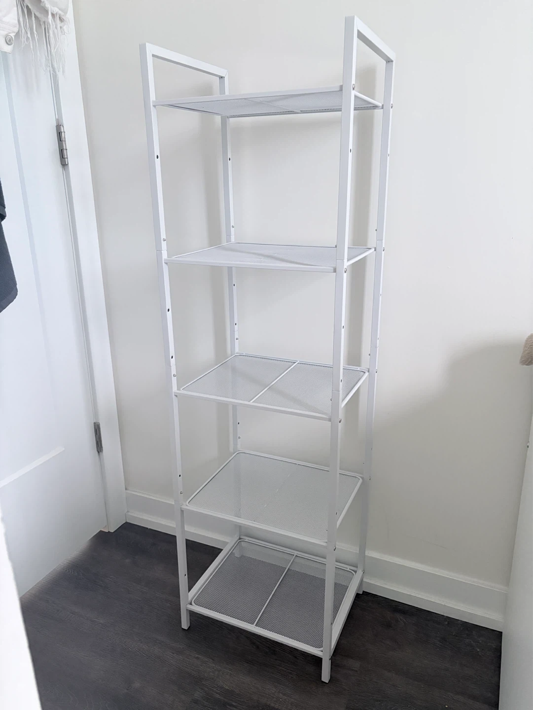 White shelf