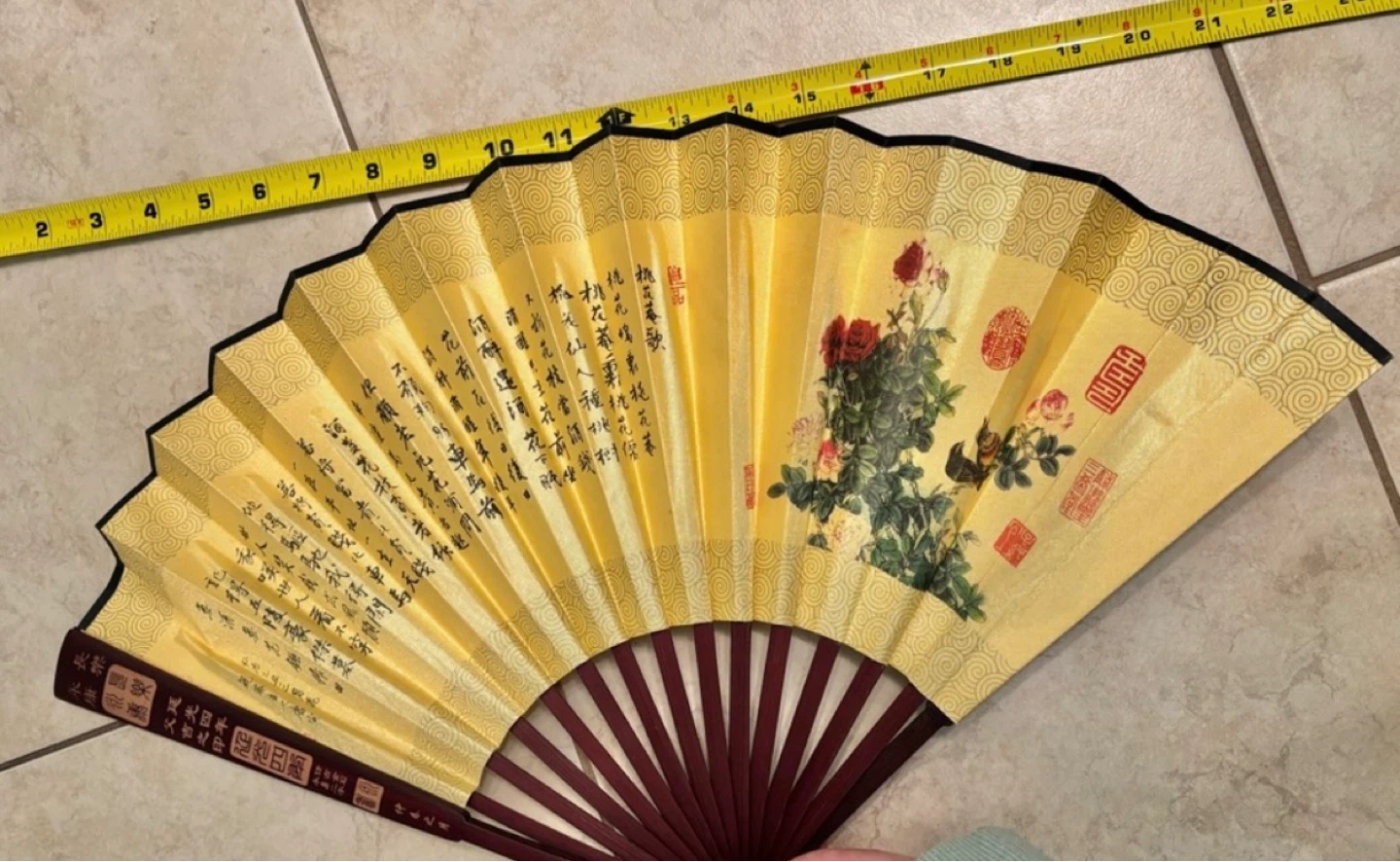 ⚽️Vintage Decorative Folding Fan - photo 2