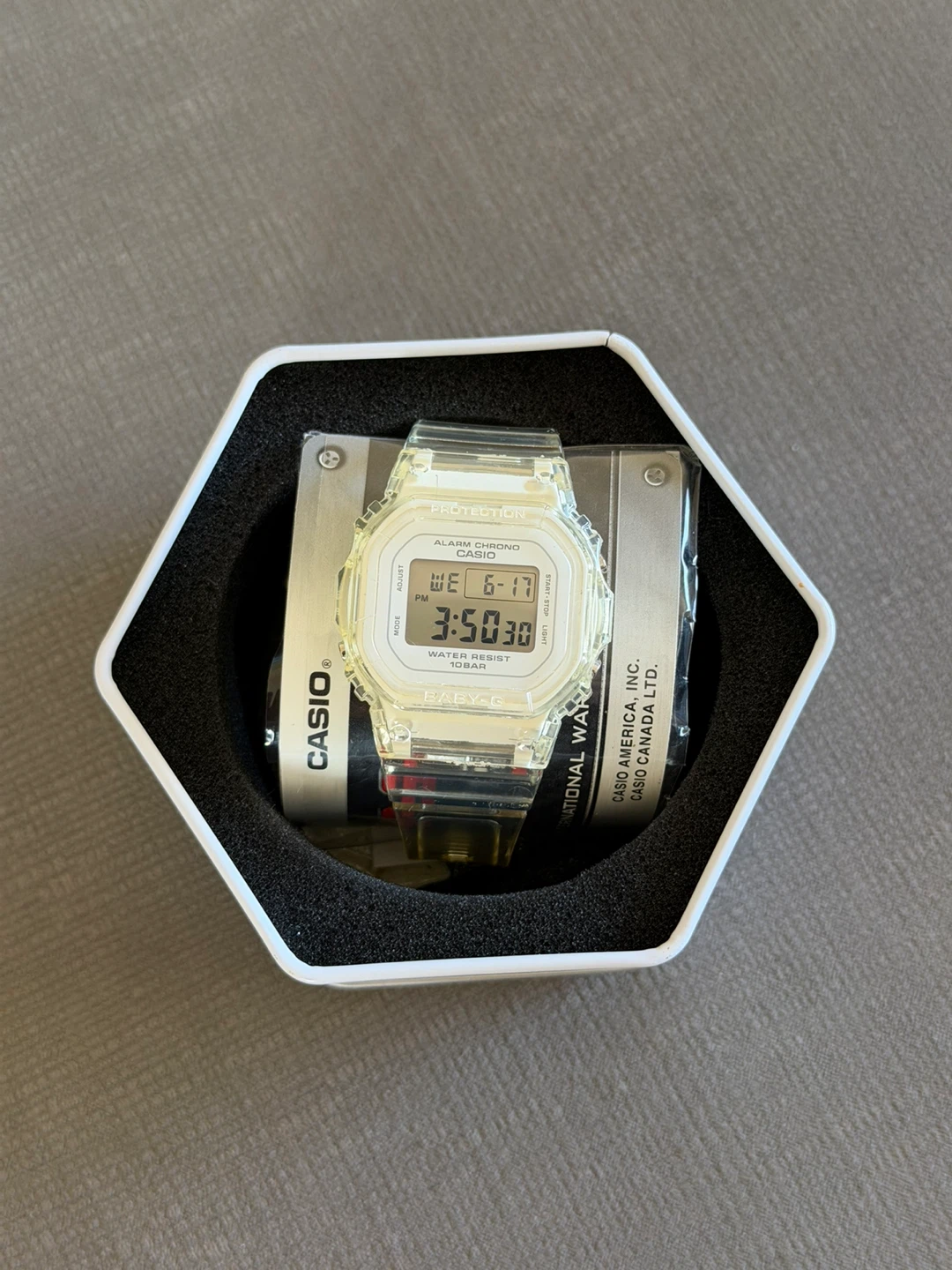 Baby-G Casio Transparent Digital Watch