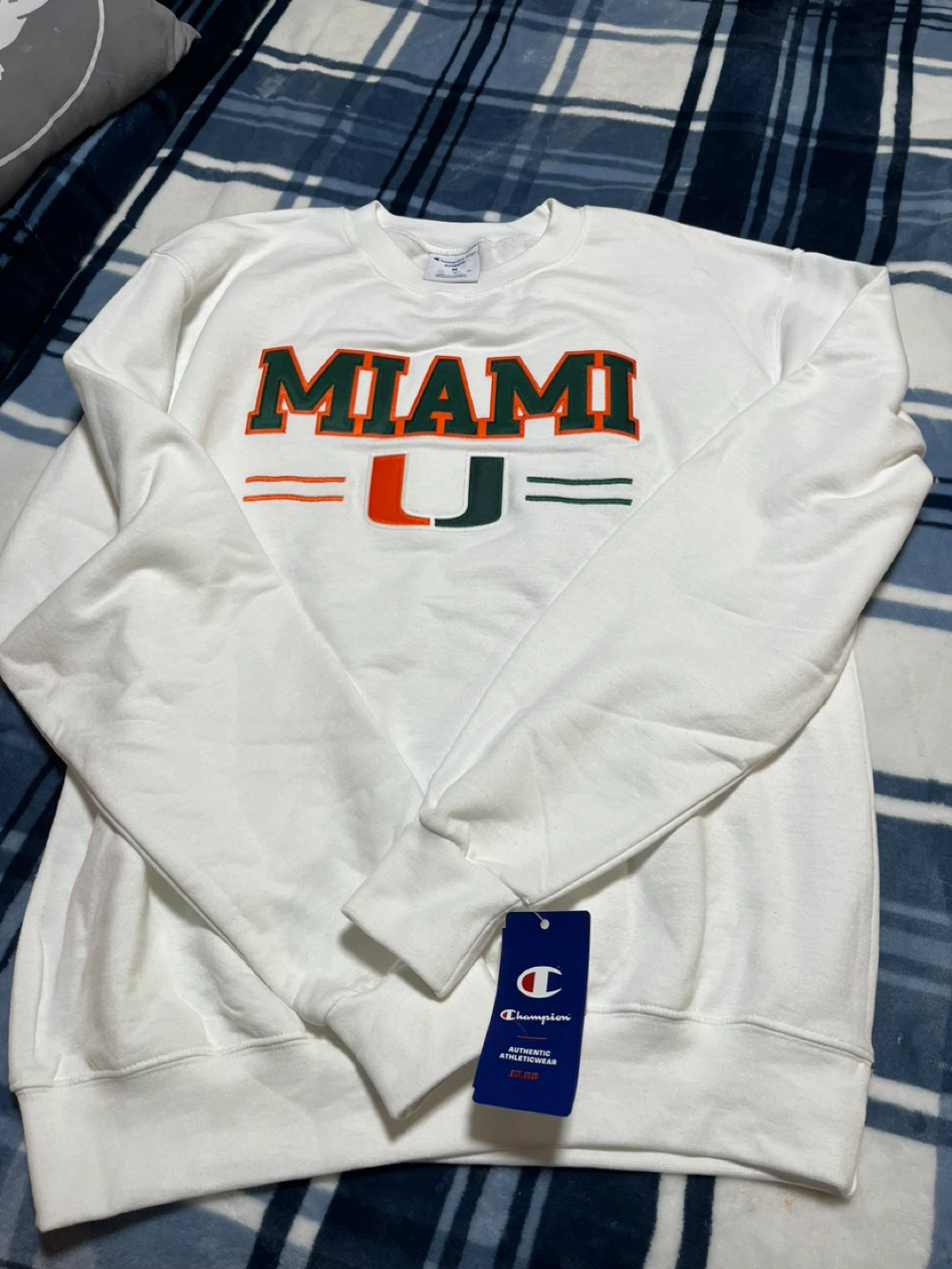 Champion Miami U Crewneck Sweatshirt