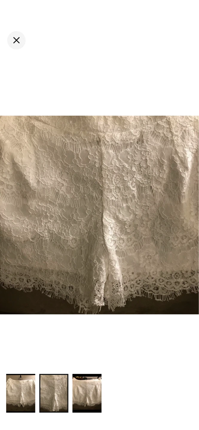 White Lace Shorts - photo 2