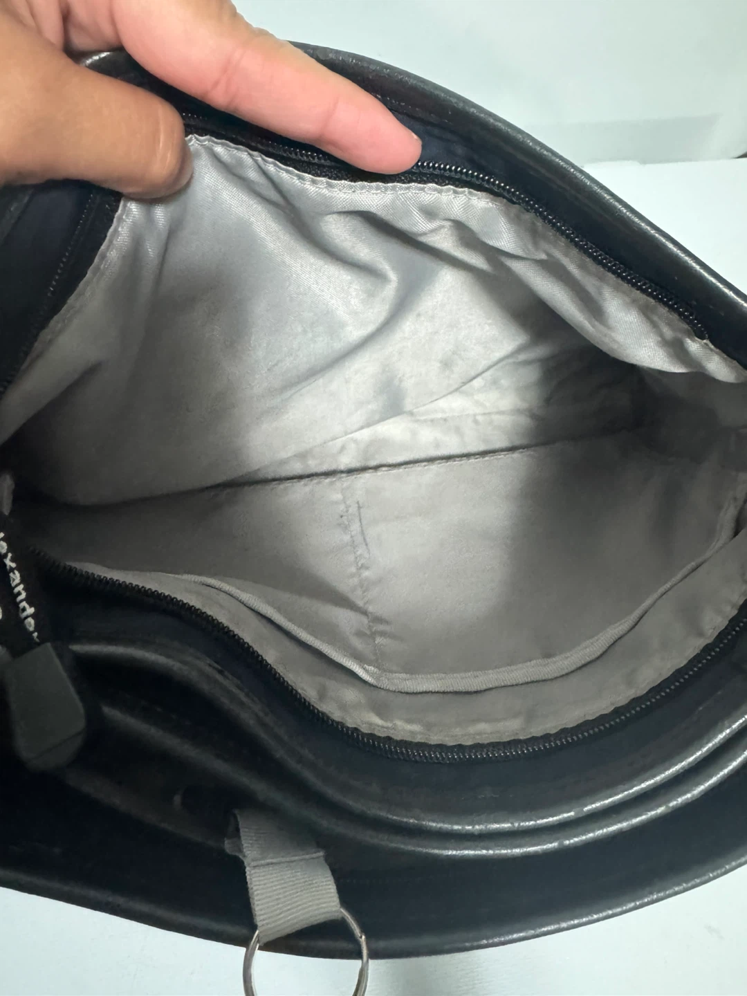 Derek Alexander Navy Nylon Crossbody Bag - photo 5