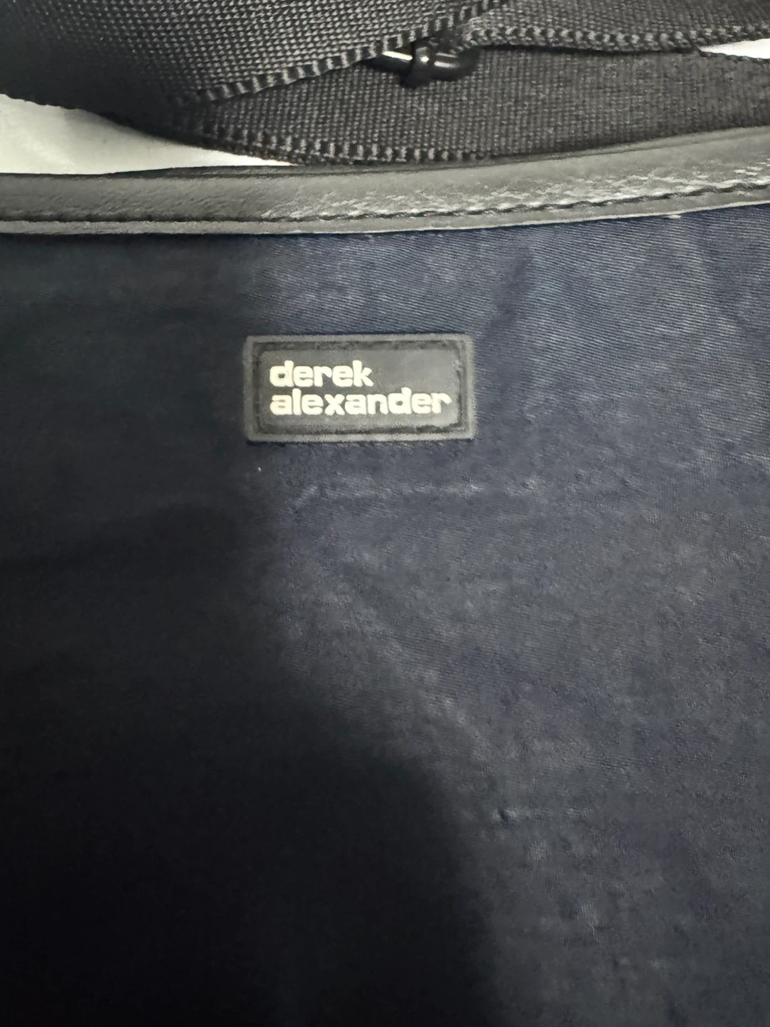 Derek Alexander Navy Nylon Crossbody Bag - photo 2