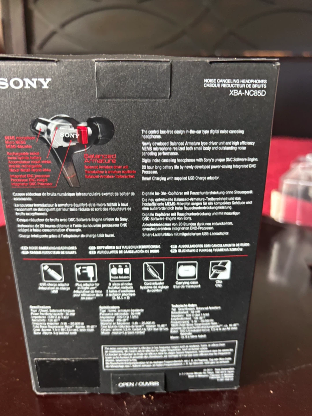 Sony XBA-NC85D Digital Noise Canceling Earbuds - photo 2