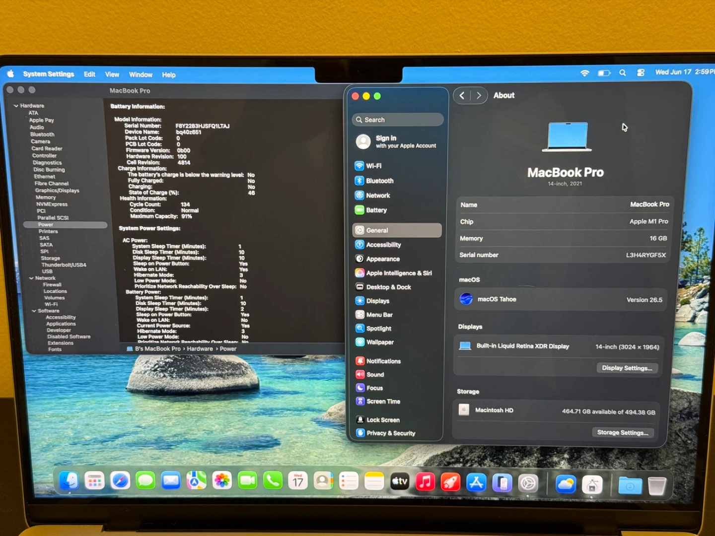 MacBook Pro 14-inch 2021 Apple M1 Pro 16 GB RAM 512GB SSD - photo 3