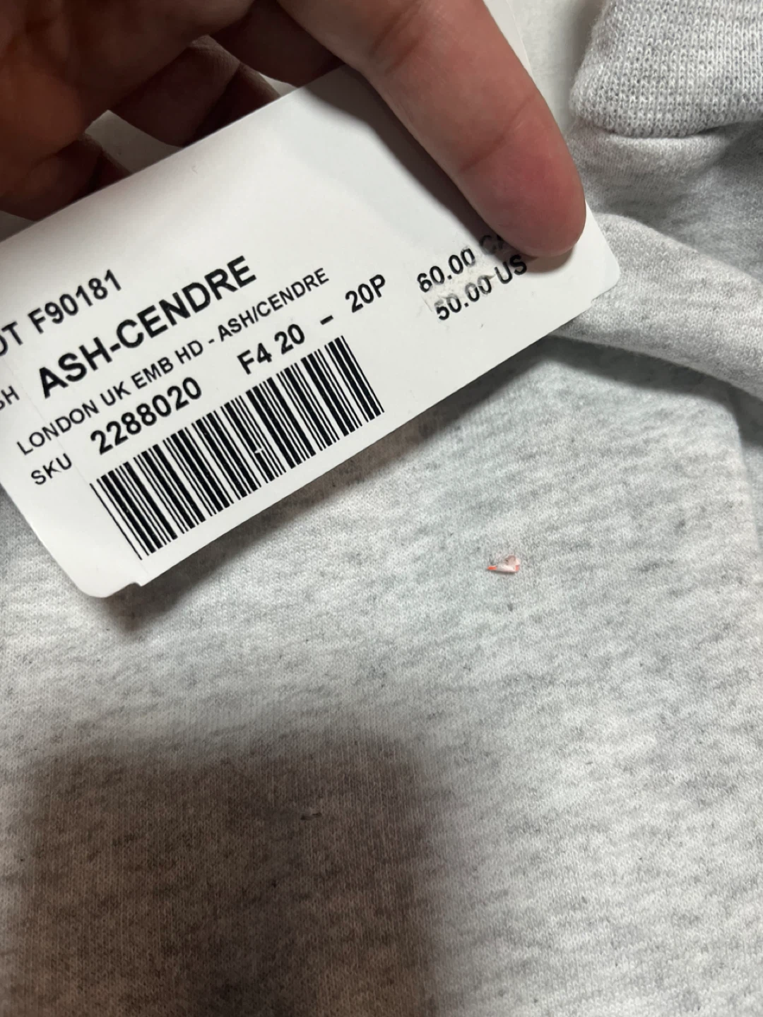 Grey London UK Embroidered Hoodie - photo 2